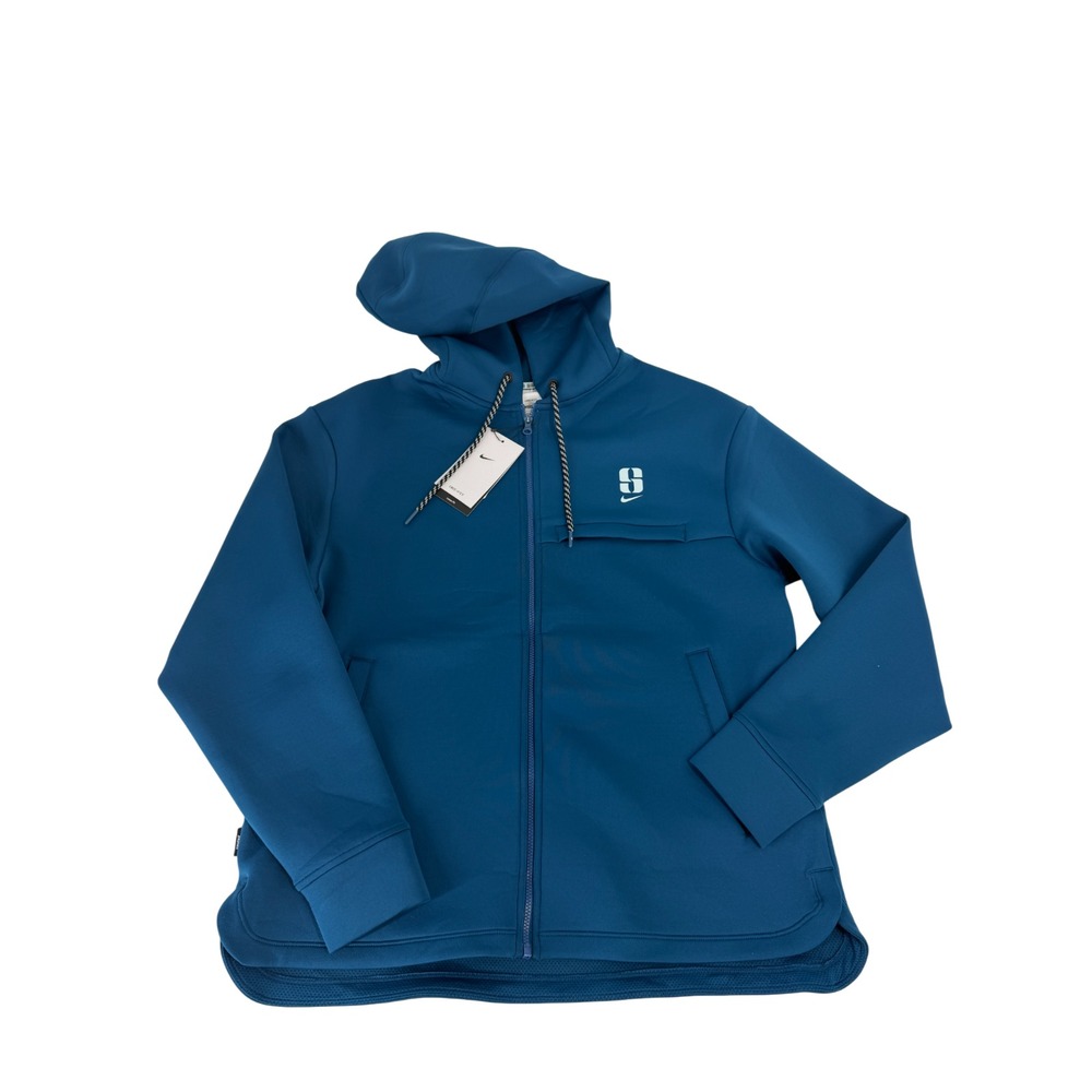Nike Sabrina Loose Full Zip Basketball Hoodie Womens Size XS Blue IH3916-415 NWT